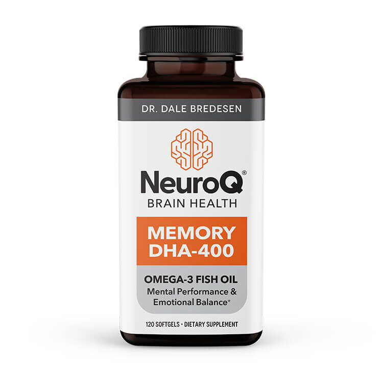 NeuroQ Memory DHA-400 -Omega-3 Fish Oil